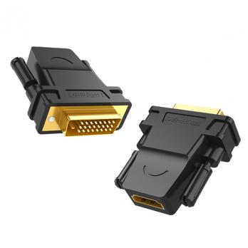 UGREEN DVI 24+1 MALE TO HDMI FEMALE ADAPTER (20124)