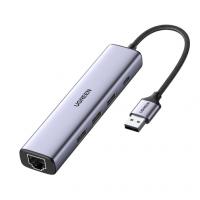 UGREEN HUB USB 3.0 TO 3×USB3.0 +RJ45 (60554)