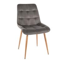 CHIC D VELVET OAK FRAME / GREY BLUVEL 14