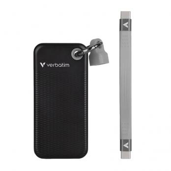 VERBATIM POCKET SSD 2TB BLACK/GREY