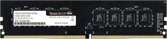 TEAM GROUP ELITE 16GB DDR4 3200MHZ