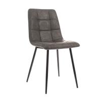 LOOK BLACK FRAME GREY ECO-LEATHER